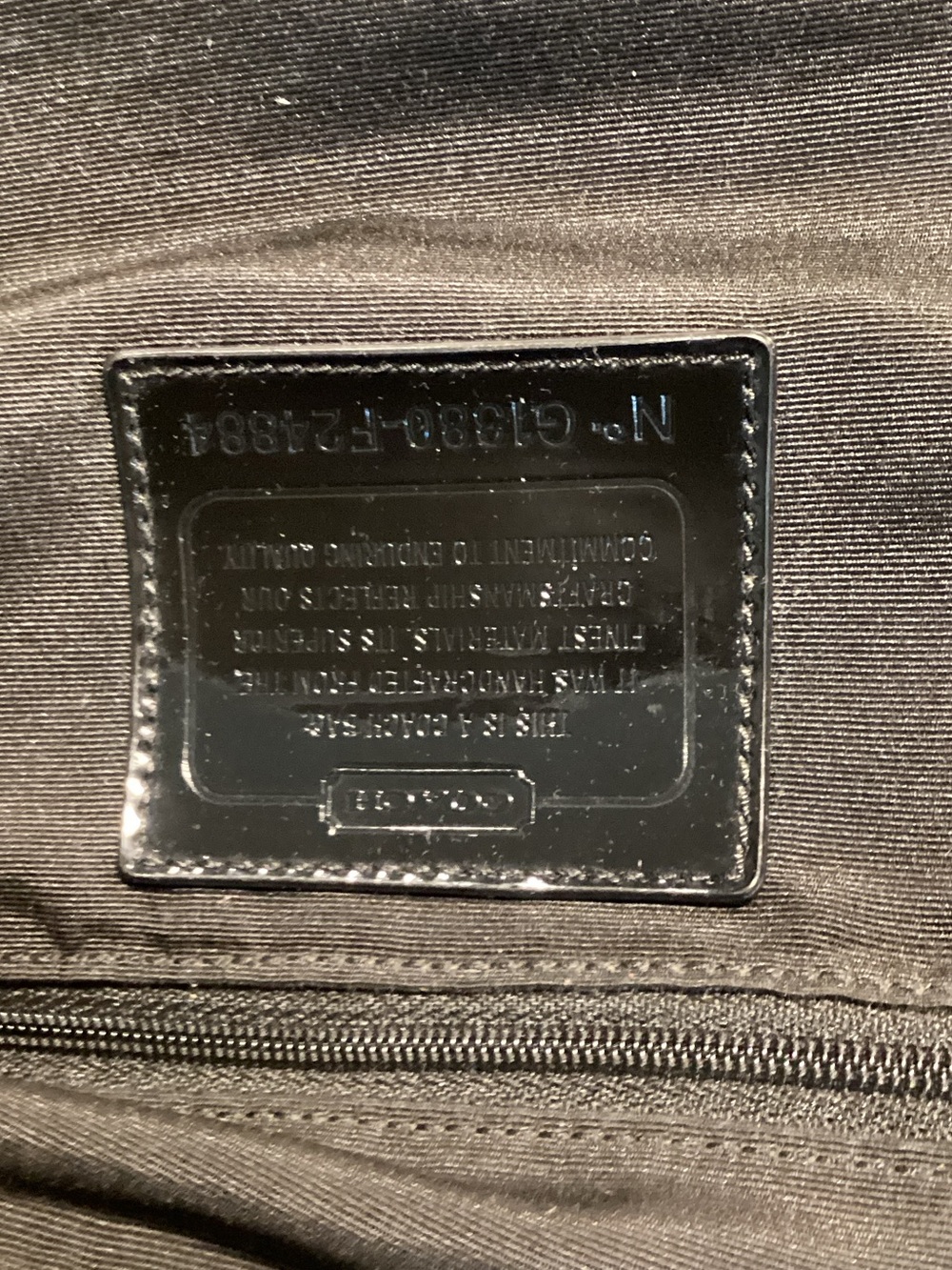 Coach Black Signature Jacquard Satchel with Crossbody Strap - Picture 4 of 5